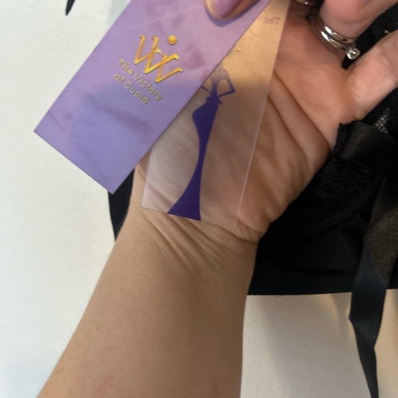 NWT victory of Cupid medium, sexy mesh unlined bra - Picture 7 of 10